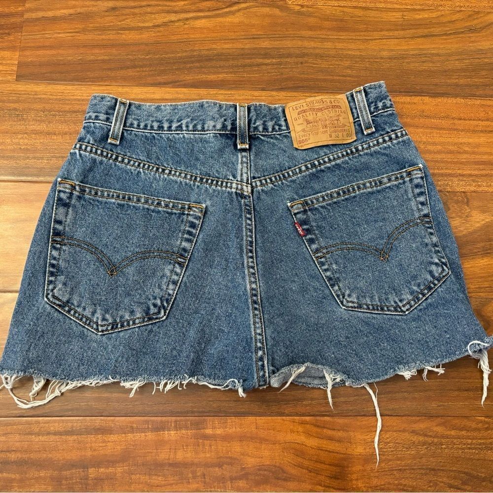 Levi’s 505 vintage denim shorts
